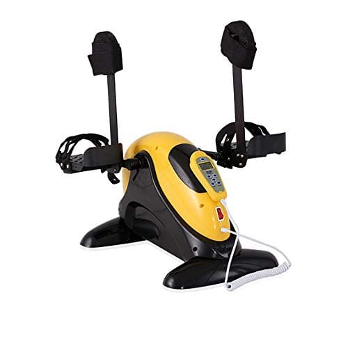 Folding Treadmills Electric Pedal Exerciser for Seniors Physiorehabilitation - Portable Fitness Cycle for Arm/Leg Exercise Cycling
