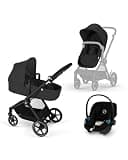 EOS Stroller + ATON G2 Travel System - Moon Black