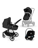 EOS Stroller + ATON G2 Travel System - Moon Black