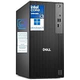 Dell Tower Desktop Computer for Business & Home, Next Gen OptiPlex, 14th Gen Intel 4-Core Processor, 8GB DDR5 RAM, 256GB PCIe SSD, Type-C, HDMI + 1 DisplayPort, Windows 11 Pro (Renewed)