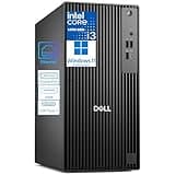 Dell Tower Desktop Computer for Business & Home, Next Gen OptiPlex, 14th Gen Intel 4-Core Processor, 8GB DDR5 RAM, 256GB PCIe SSD, Type-C, HDMI + 1 DisplayPort, Windows 11 Pro
