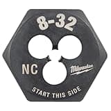 Milwaukee Electric - 8-32 NC 1-INCH HEX Threading DIE