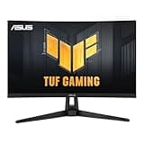 ASUS TUF Gaming VG27VH1B 27” Curved Monitor, 1080P Full HD, 165Hz (Supports 144Hz), Extreme Low Motion Blur, Adaptive-sync, FreeSync Premium, 1ms, Eye Care, HDMI D-Sub, Black