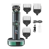 DAXXIN Hair Cutting Tool, Hair Trimmer Rechargeable Cordless Hair Cutting Machine Electric Haircut Digital Display Trimmer for Men