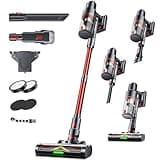 XenonLab Cordless Vacuum Cleaner, 75Mins/55KPa/650W Freestanding Vacuum Cleaners for Home