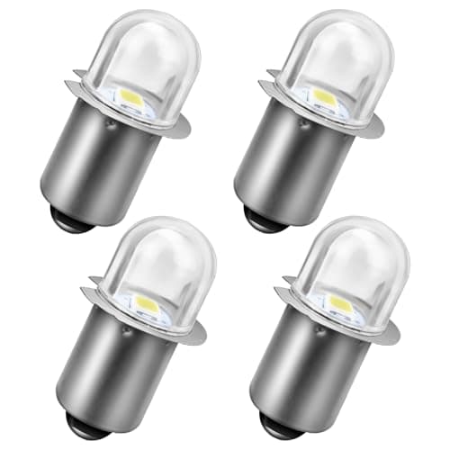HASMX 4-Pack 18V Xenon Bulb Replacement for Ryobi Flashlight Work Lights 18 Volt Bulbs ONE+ Cordless
