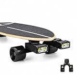 Electric Skateboard Light,Rechargeable Skateboard Longboard Headlight Lights Accessories,Underglow,Skateboard Gift,Light for Skate Board,Long Board Night Riding