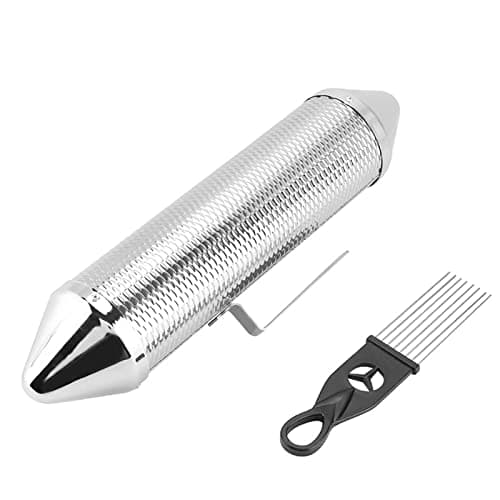 Durable Stainless Steel Metal Guiro Percussion Instrument, Professional Musical Guiro with Scraper, Clear Sound Rhythm Tool for Music Practice and Performance