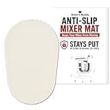 Baker’s Buddy Anti-Slip Stand Mixer Mat for KitchenAid® Bowl-Lift 5–7 Qt Mixers – Silicone Non-Slip Base Helps Keep Mixer in Place, Reduces Vibration & Movement During Heavy Dough Kneading, White