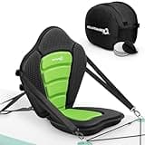 BRANTMAKER Kayak Seats with Back Support, Paddle Board Seat, Universal Thicken Cushion for Inflatable Paddleboard, Sup, Canoe, Ocean Kayak