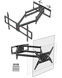 Sliding 43 inch Extension Long arm tv Mount & 180°Rotating 43 inch Extension Long arm tv Mount