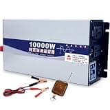 Pure Sine Wave Inverter 3500W 5000W 6000W 8000W 10000W 12000W 16000W 12V 24V 48V 60V 72V DC to 110V/230V AC Voltage Converter Transformer Off-Grid Solar Inverter with Remote Control