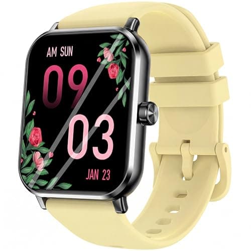 Jacoosa Smart Watch for Men/Women Android & iPhone, Bluetooth 5.3 Calls/Notifications, 1.83" HD Touch Screen, 5 ATM Waterproof, 130+ Sports Modes, 24/7 Heart Rate & Sleep Monitor