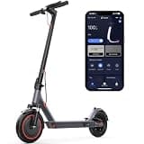 Electric Scooter, 500W Motor, Double Absorbers, 22 Miles Max Range, 22 Mph Top Speed, Foldable E-Scooter for Adults, 10" Solid Tire, LCD Display, Dual Braking