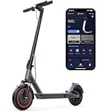 Electric Scooter, 500W Motor, Double Absorbers, 22 Miles Max Range, 22 Mph Top Speed, Foldable E-Scooter for Adults, 10" Solid Tire, LCD Display, Dual Braking