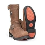 Milwaukee Leather Men's Brown Copper Forge Engineer Boots, MBM9059-10.5