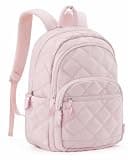 BAGSMART Travel Laptop Backpack, College Backpack for Women 15.6",Pink