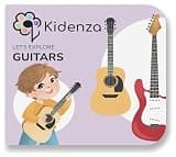 Kidenza Let's Explore Guitars Board Book for Kids Ages 2-5, with Facts, Activities, and Stories About Western-Style Guitars