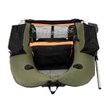 Inflatable Float Tube Fishing Boat Set, 286.6 lb Capacity, 90-180°