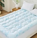 Queen Mattress Topper, Cooling Gel Memory Foam Topper for Hot Sleepers