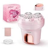 PRITECH Electric Razors for Women Legs, Easy-Clean Body Shaver, Wet & Dry Waterproof Bikini Trimmer, Portable Lady Hair Remover for Face Underarms Pubic (Pink)