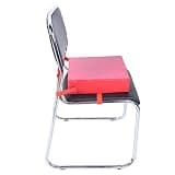 Omquot Adjustable Baby Dining Chair Booster Seat Cushion Eco-Friendly Comfortable Seat Pad for Blue (Front Red)