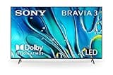 Sony 85-Inch Class 4K Ultra HD BRAVIA 3 LED Smart TV with Google TV, Dolby Vision HDR, and Exclusive Features for PlayStation®5 (K-85S30)