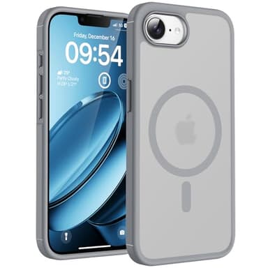 TOCOL for iPhone 17e Case, Compatible with Magsafe, Military Drop Protection, Slim Translucent Matte Shockproof for iPhone 17 e Case 6.1 inch (Gray)