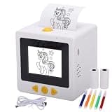 VBESTLIFE Smart AI Voice Sticker Printer Box, Mini Thermal Label Maker Inkless Portable Sticker Maker for Office Study Notes Crafts
