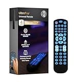 GE Backlit Buttons Universal Remote Control, Samsung TV Remote Control Replacement, Samsung Remote Control for Smart TV, Roku Remote Replacement, Vizio, LG TV, Sony, 4-Device, Black, 40081