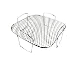Stainless Steel Stackable Air Fryer Rack For Grilling, Toast, Basket Tray(Grill)