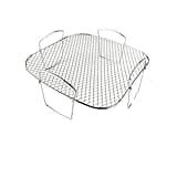 Stainless Steel Stackable Air Fryer Rack For Grilling, Toast, Basket Tray(Grill)