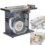IMOYBBR 90° Automatic Corner Label Applicator, Small Box Labeling Machine, 15-30 Pcs/min, 200w, for Φ15-30mm Products, Lightweight 400x230x360mm