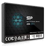 Silicon Power 128GB SSD 3D NAND A55 SLC Cache Performance Boost SATA III 2.5" 7mm (0.28") Internal Solid State Drive (SU128GBSS3A55S25AH)