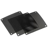 NAMOARLY 10pcs 14cm Black PVC Dustproof Mesh Fan Filter Cover for Computer Chassis Fan, Square Shape with Ventilation Feature, for Home Use to Keep Computer Clean
