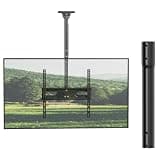 Ceiling TV Mount for 26-65 Inch Screens and Extra 16.3 Inch Extension Pole Bundle