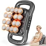 16-Head Massage Gun Set, Deep Tissue Percussion Massager, 2600mAh, 9 Speeds & Styles, Quiet Electric Tool for Back, Shoulders, Legs, Foot, Body Muscle Pain Relief, Gunmetal