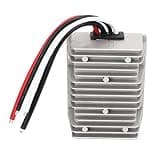 Omquot High Efficiency 25A 345W Waterproof IP68 Voltage Reducer Converter for Car, Boat, Yacht, Aluminium