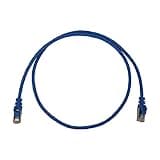 Tripp Lite by Eaton N262-S03-BL Cat6a 10Gbps Ethernet Cable 3ft Blue, Shielded STP, Snagless RJ45 28AWG PoE+ Crack-Resistant Patch Cable, Cloud Care Pre-Configured Bundle Eligible (1 Pack)