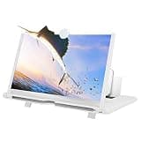 Omquot High Quality Telephone Screen Magnifier with 3x Magnification and Radiation Protection for Use in the Home Office (12 Inches, White)