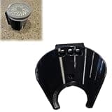 Compatible with DampRid - T-Track Hanging Mount Holder for Reusable Moisture Absorber Container, Space Saving Secure Hanging Bracket for Camper RV Dehumidification