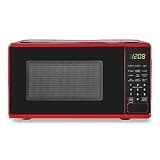 0.7 cu. ft. Countertop Microwave Oven, 700 Watts, New (Color : Red)