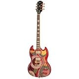 Epiphone Inspired by Gibson Fatoumata Diawara SG, Ember Red Graphic with Case