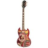Epiphone Inspired by Gibson Fatoumata Diawara SG, Ember Red Graphic with Case