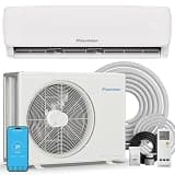 Mountman 12000BTU Mini Split AC/Heating System with WIFI & Alexa,115V 19 SEER2 Wall-Mounted Ductless AC Units up to 750 Sq.Ft,Energy Efficient Inverter Air Conditioner with Heat Pump,Installation Kit