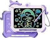 8.5 inch LCD Writing Tablet for Kids, Unicorn Toys Gifts for Girls Aged 3-5, Toddler Girl Kids Educational Travel Toy, Birthday Gift for 3 4 5 6 7 8 9 Year Old Girl (Purple)