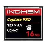 CF Memory Card 16GB,CF Card High Speed UDMA Camera Cards Designed for Photographers & Videographers (Black-16GB)