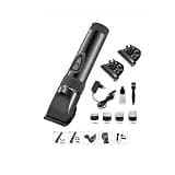 MVNOIRE Super Quiet Professional Rechargeable Trimmer Hairdressing Tool Set Electric Clipper Hair 2000mA Lithium Battery