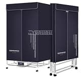 FINOTI Household Portable Clothes Dryer Large Capacity Foldable Clothes Dryer Clothing Dryer Multifunctional Intelligent Remote Control Suszarka for Apartment Hotel RV Travel etc