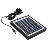 Noteflora 5W 12V Solar Panel Charger With Cable, Monocrystalline For Car, Boat, Off-Grid Lighting, Small Electronics And Outdoor Energy Supply